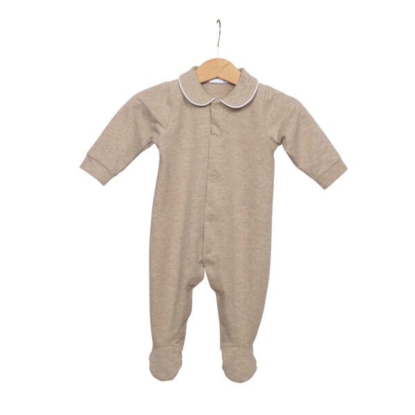 living-nature-babykledij-babypakje-billie-jersey-elleboog-streepjes-camel-beige-wit