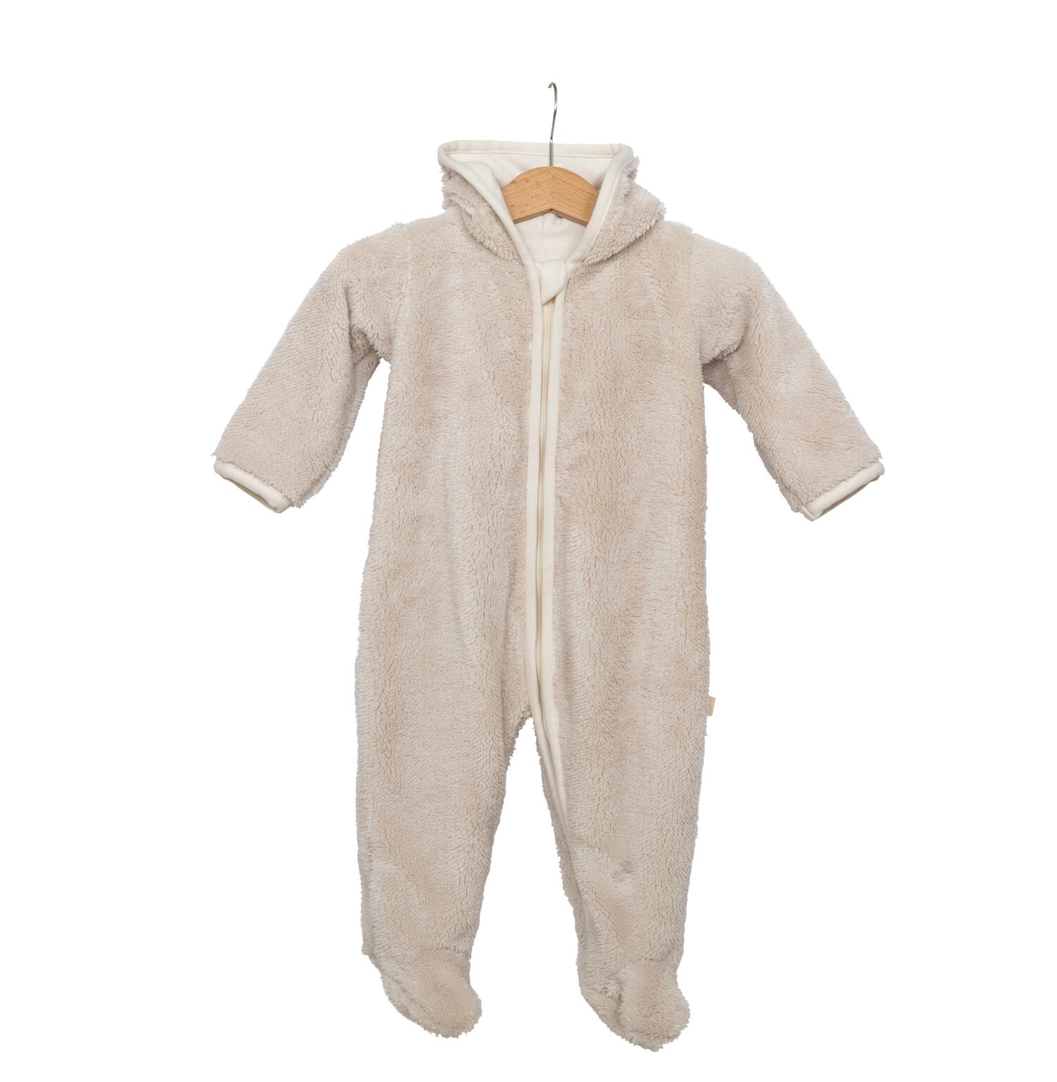 iving-nature-babykledij-onesie-teddy-rits-kap-oortjes-beige