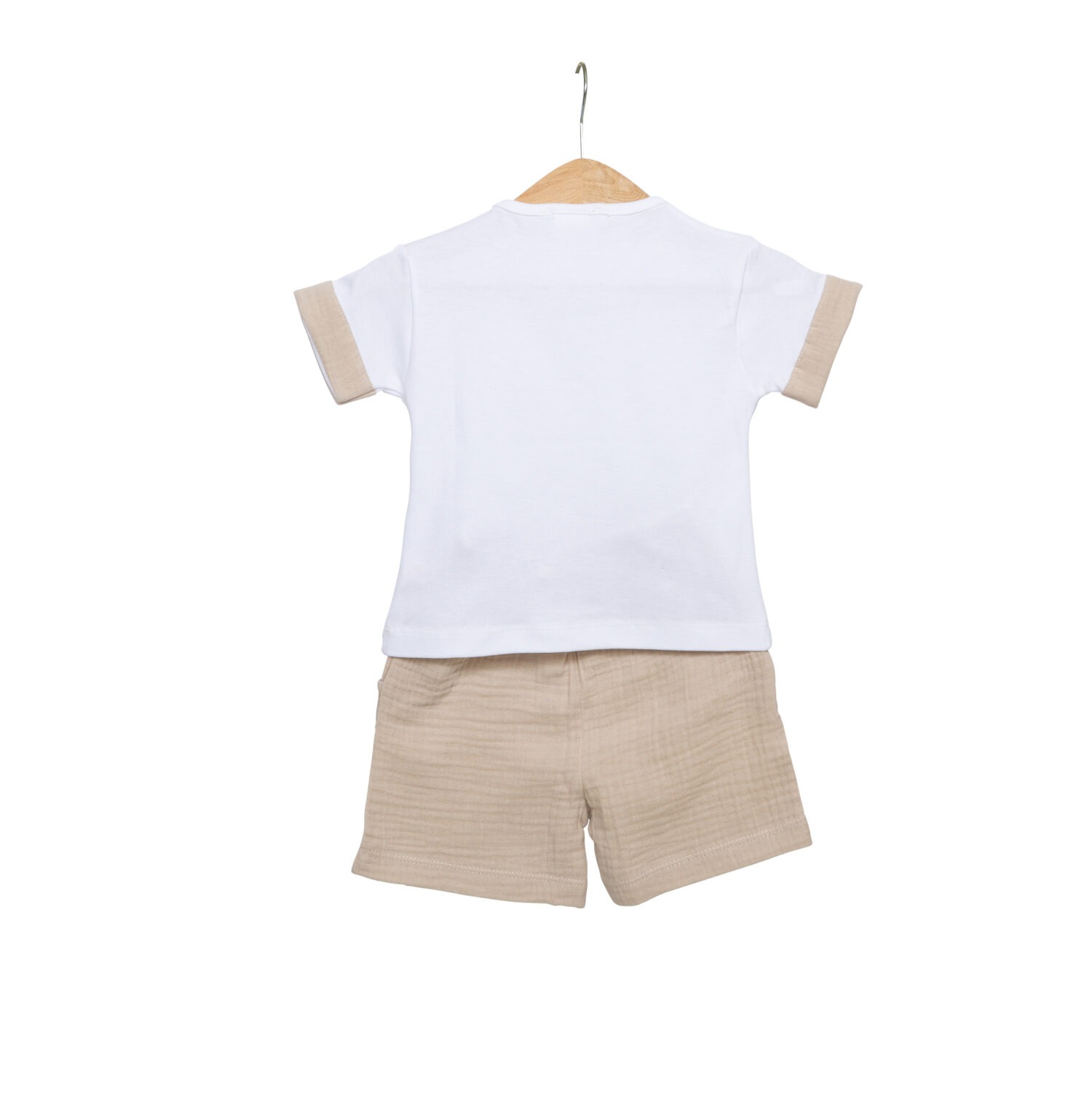 living-nature-babykledij-set-charles-shortje-tshirt-tetra-beige-wit