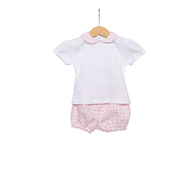 living-nature-babykledij-set-lucie-shortje-tshirt-vichy-roze-wit