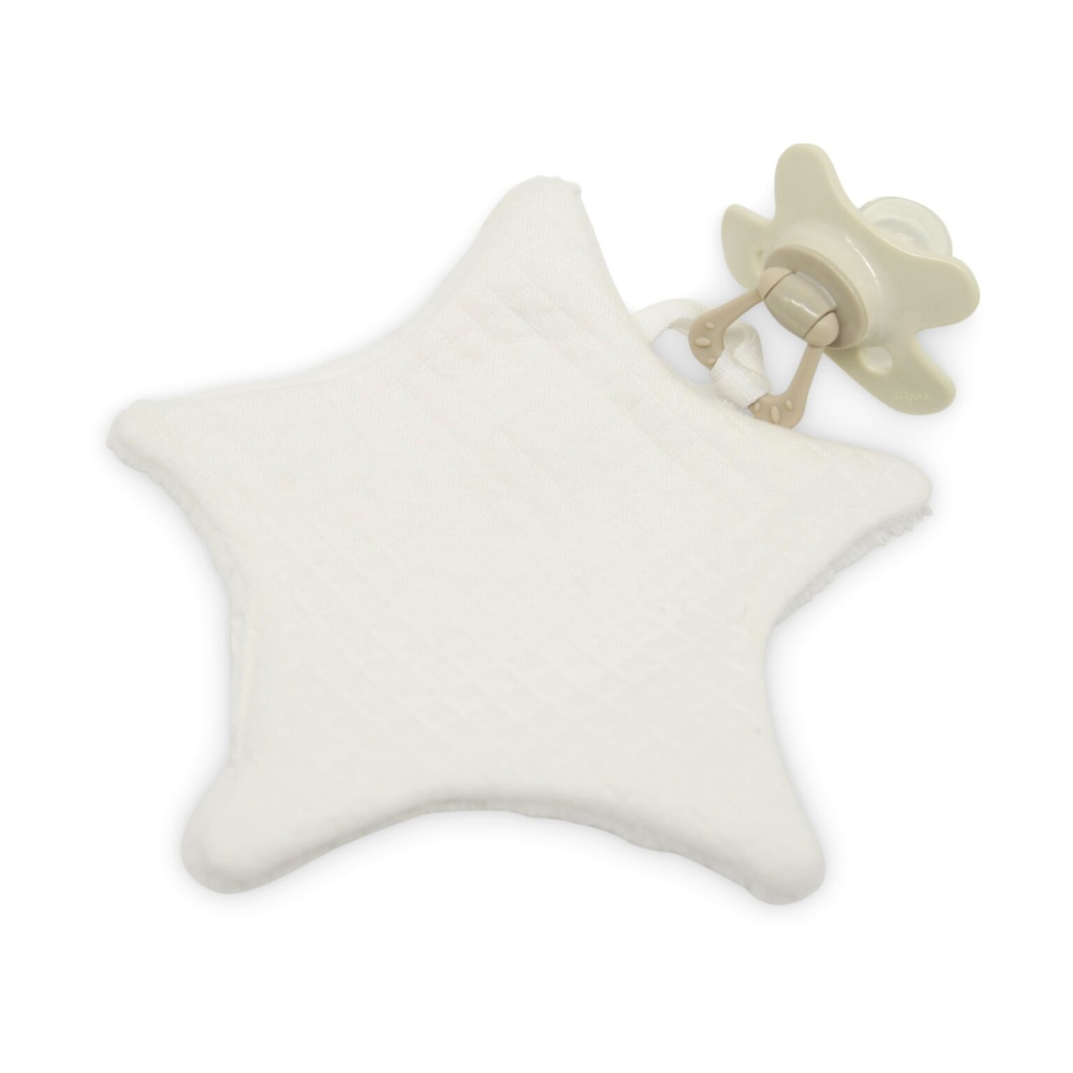 living-nature-baby-accessoires-fopspeendoekje-little-star-wit